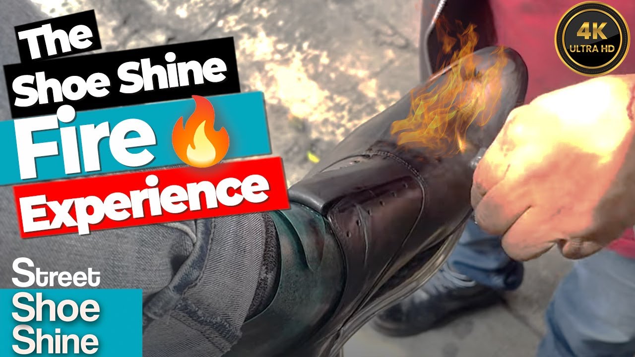 РАСПЛАВЬТЕ ЧЕРНИЛА 👊👊 ASMR Чистка обуви FIRE Service в МЕКСИКЕ #ASMR #чисткаобуви