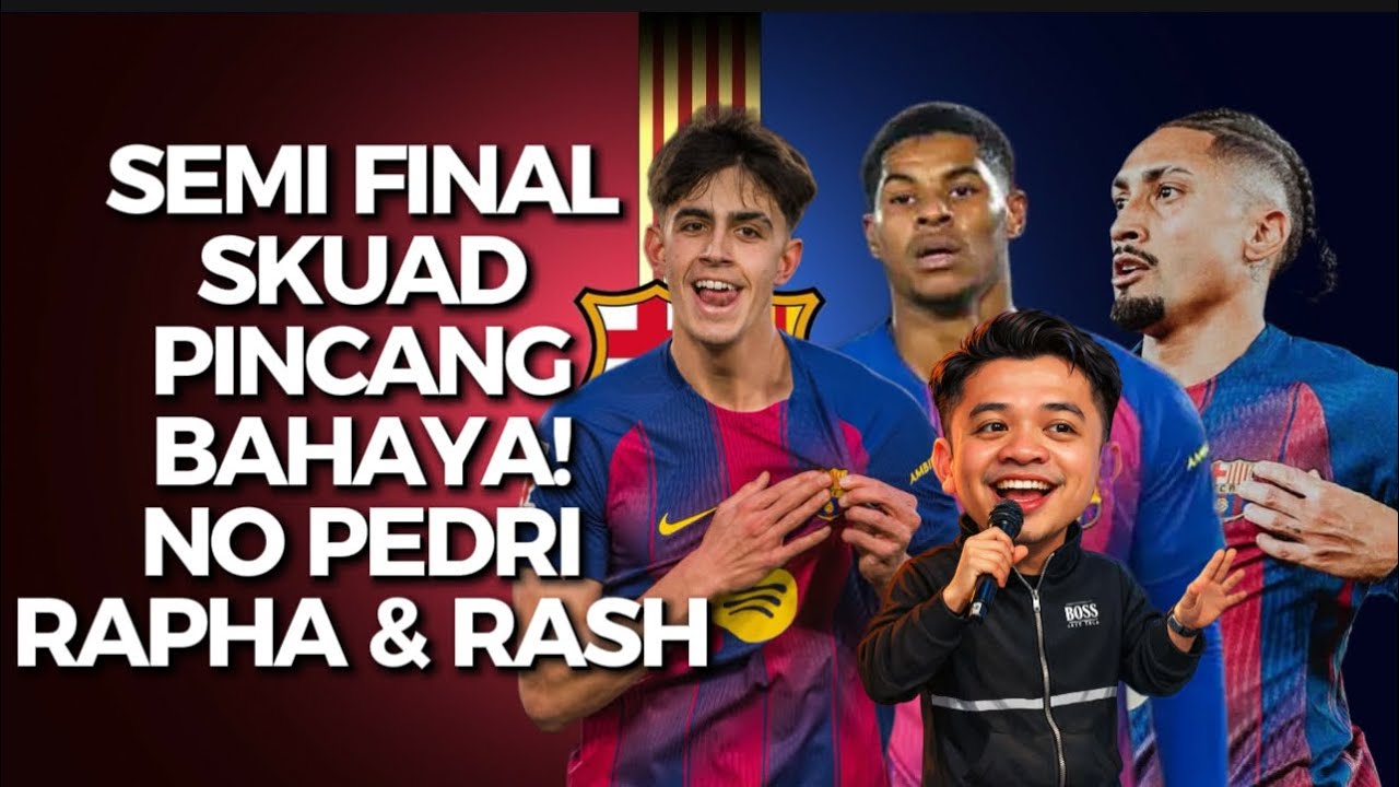 BARCELONA VS ATLETICO MADRID COPA DEL REI‼️ TANPA PEDRI RAPHINHA & RASHFORD⁉️