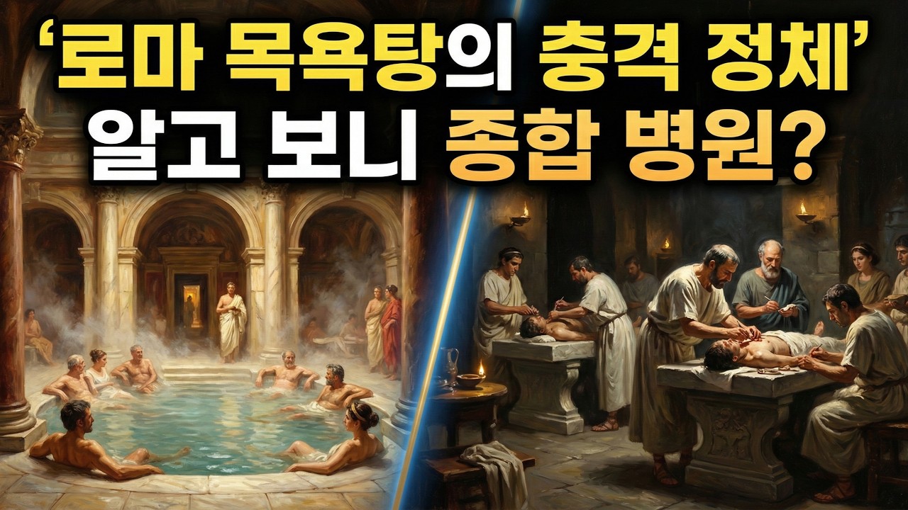 황제는 왜 죽기 직전 '찬물'에 들어갔을까? 로마 제국을 살린 목욕의 기술