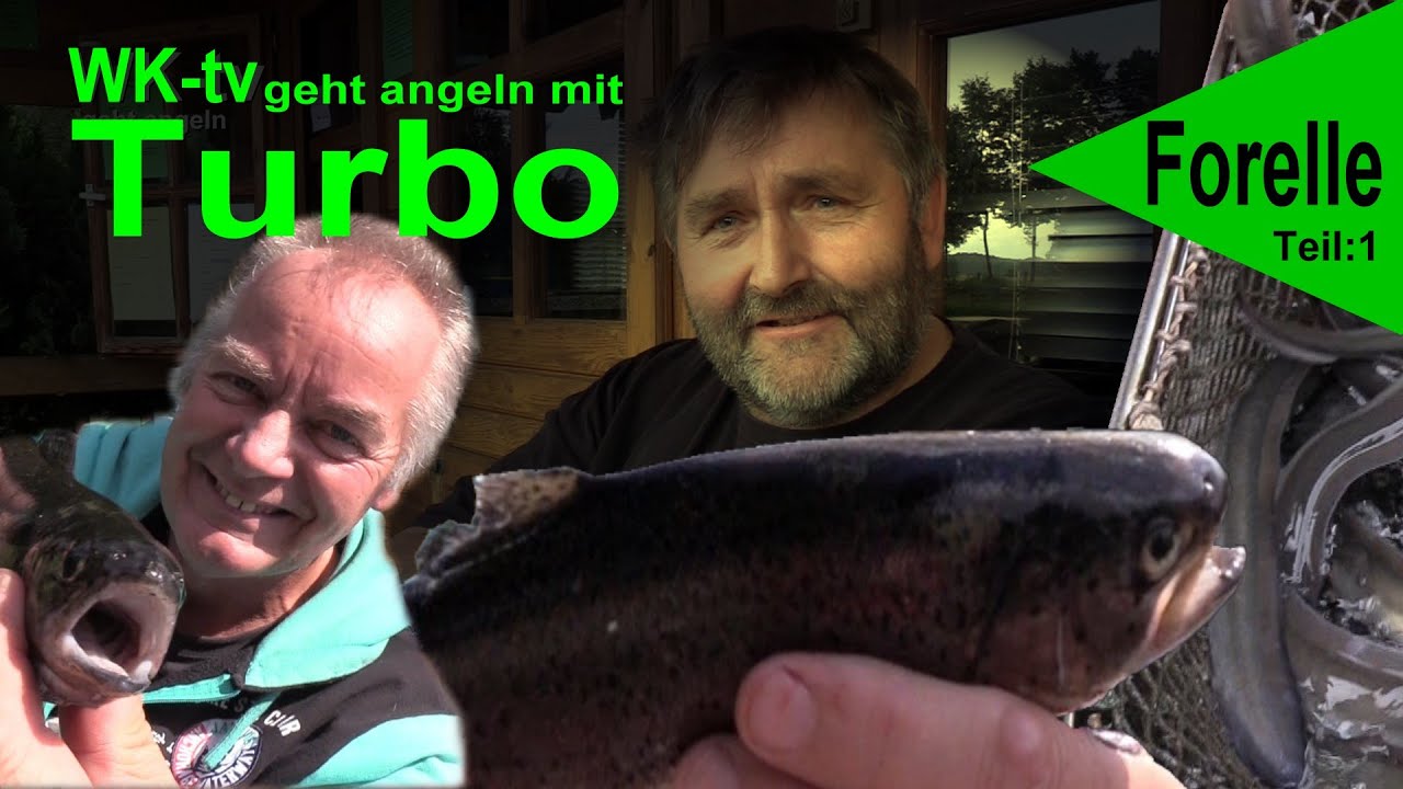 Turbos Forellen - angeln, k&ouml;dern, dicke Fische - Angelteiche Blumenthal (Youtube)