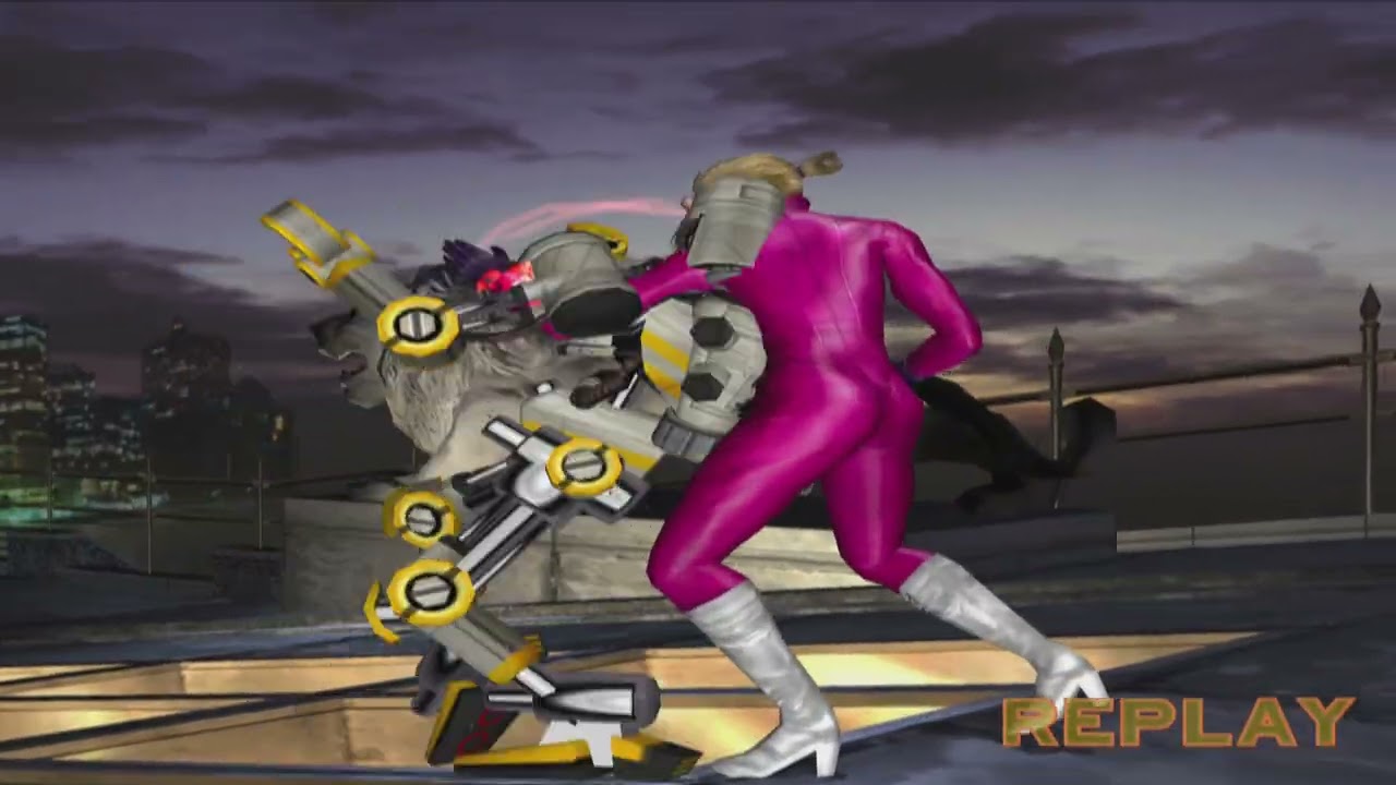 Kaz, Nin vs. Kum, Hei, Pau, Hwo, Com, Chr, Yos, Ste FT10 | Tekken 4