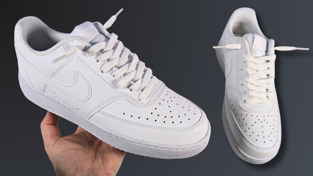 HOW TO LACE NIKE COURT VISION LOW LOOSELY (BEST WAY!)