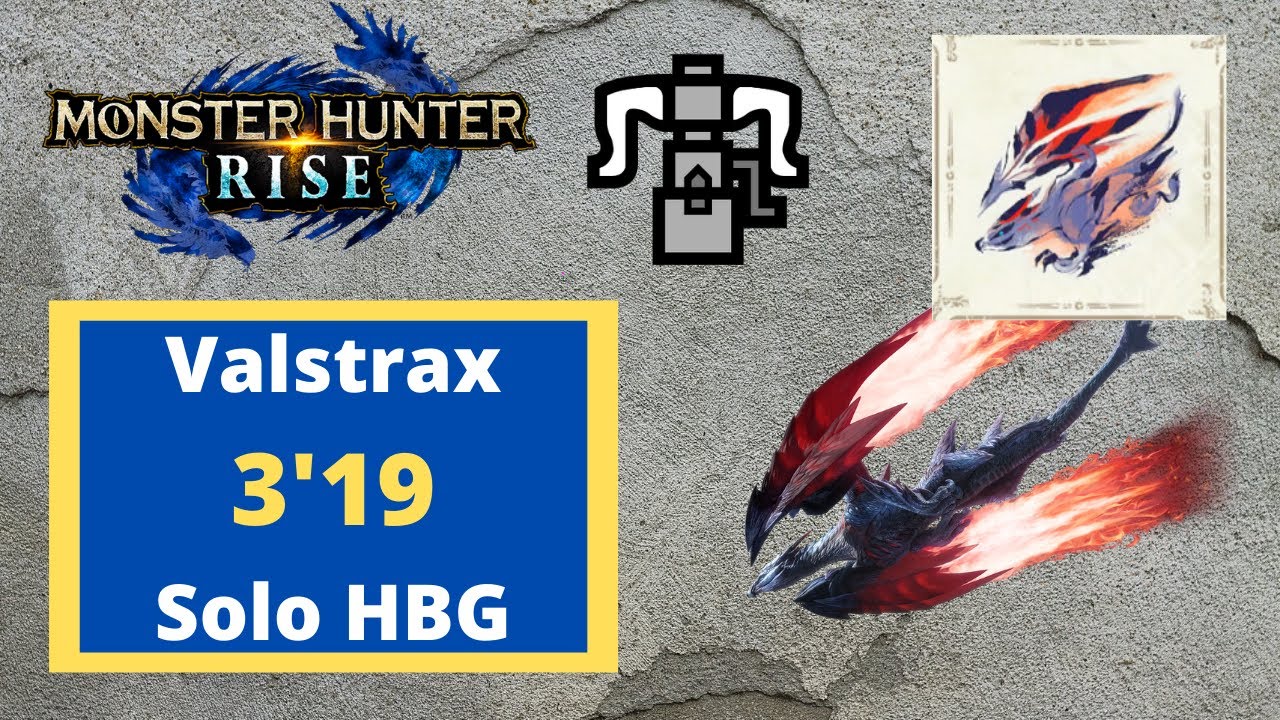 [MHRise] Valstrax HBG Speedrun Attempt