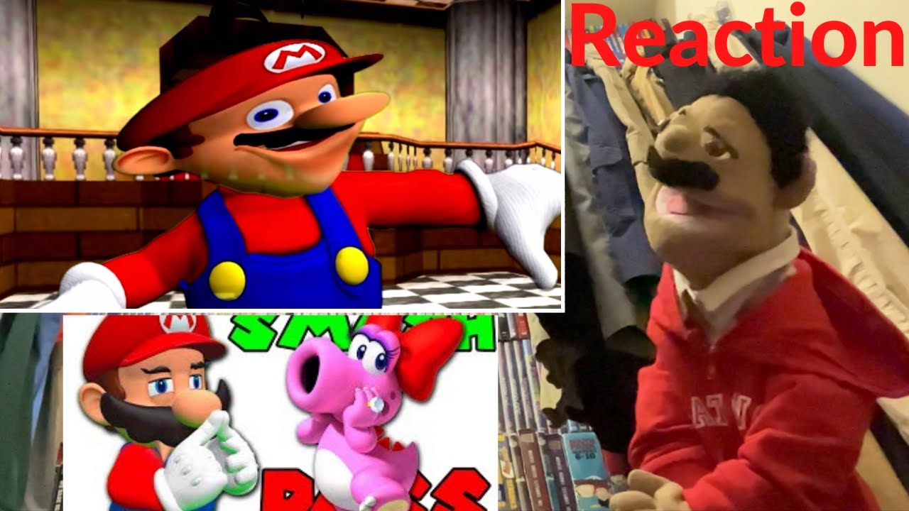 SMG4: Mario's Smash or Pass | All Mario Characters Reaction (Puppet Reaction)