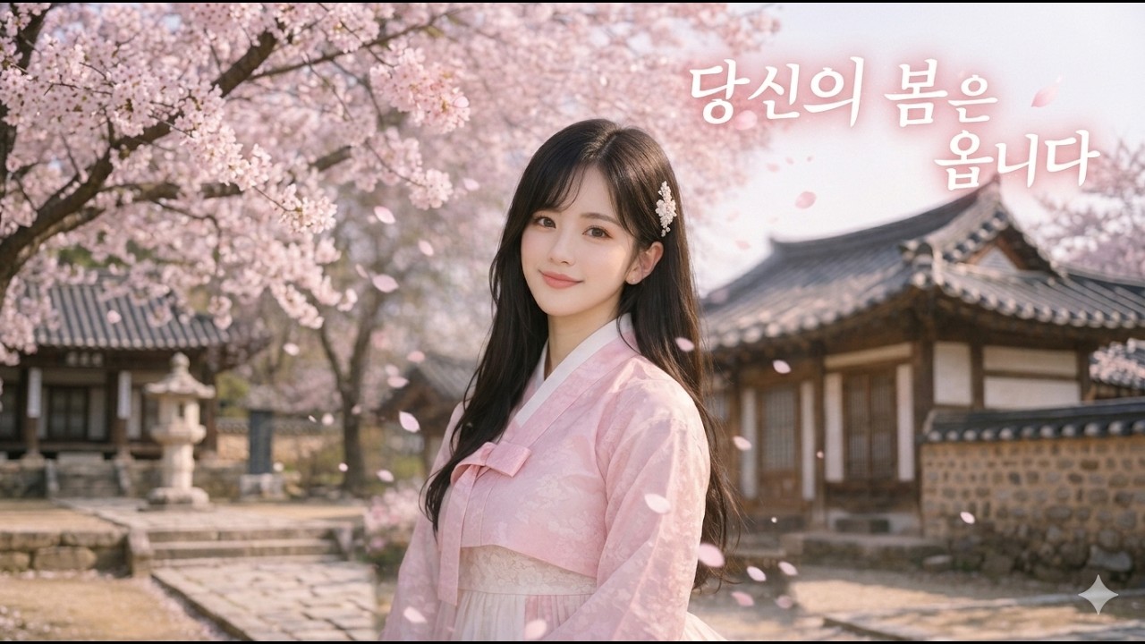🎵꽃비가 내려요, 눈물처럼 내려요 | 윤서아 감성 발라드 🌸