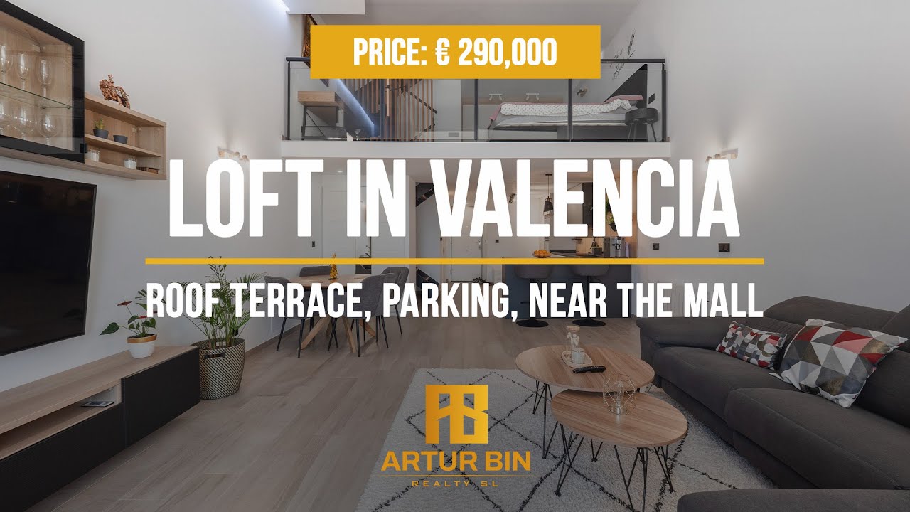 🏢 Modern duplex with a rooftop terrace – Valencia, Spain