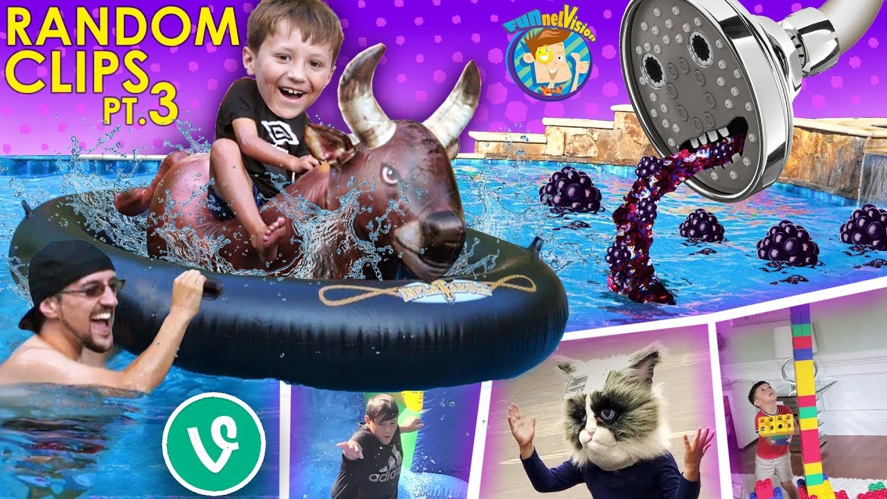 КАТАЕМСЯ НА ВОДЯНОМ БЫКЕ 🎵 ВИННЫЕ ВИДЕО/ВЛОГИ (FV Family Random Clips #4)