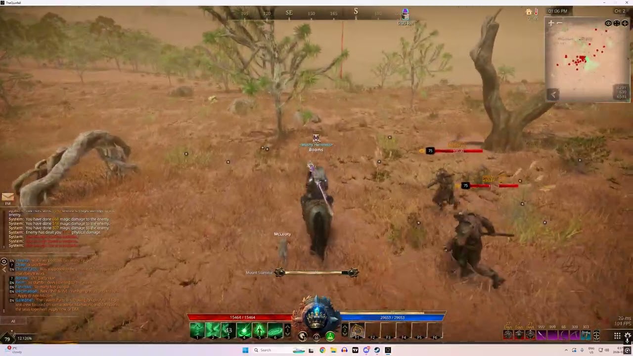Quinfall Lifestaff Money Speed run (Optimized w/ mount)