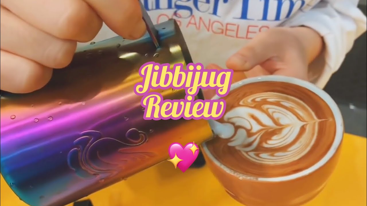 🇦🇺Barista Milk Pitcher | Jibbi Jug Review | 예쁜 바리스타 밀크 피쳐 | 지비 저그 레인보우 🌈