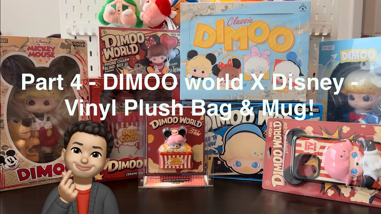Part 4 - DIMOO world X Disney - Vinyl Plush Bag + Ceramic Cup