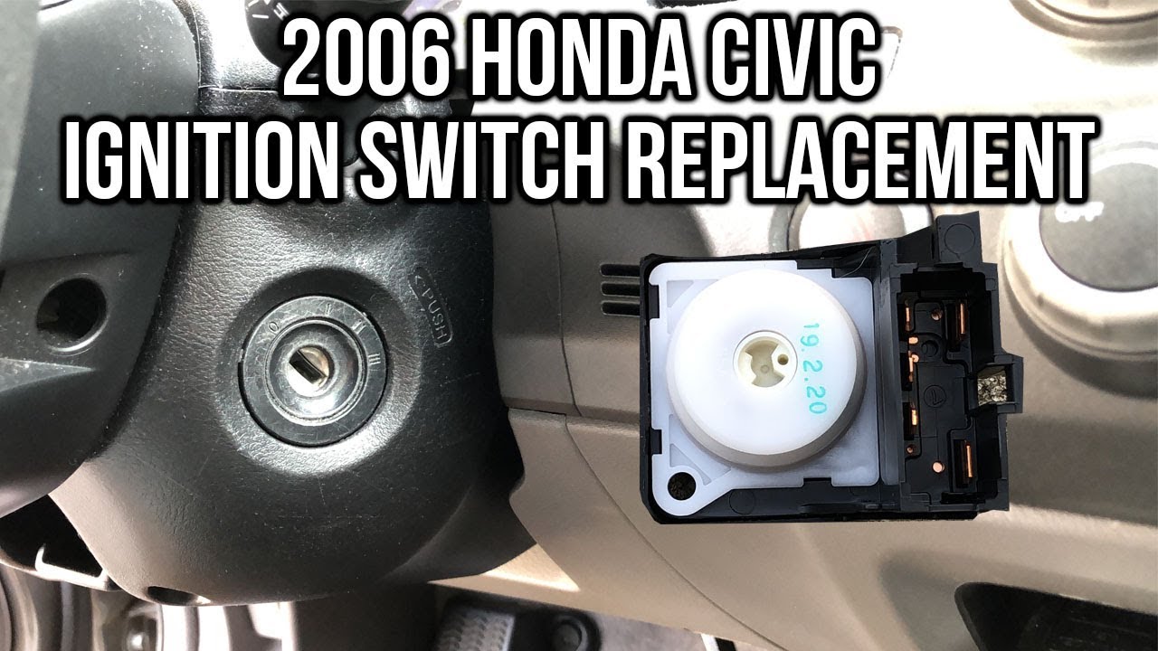 Замена замка зажигания Honda Civic 2006 года
