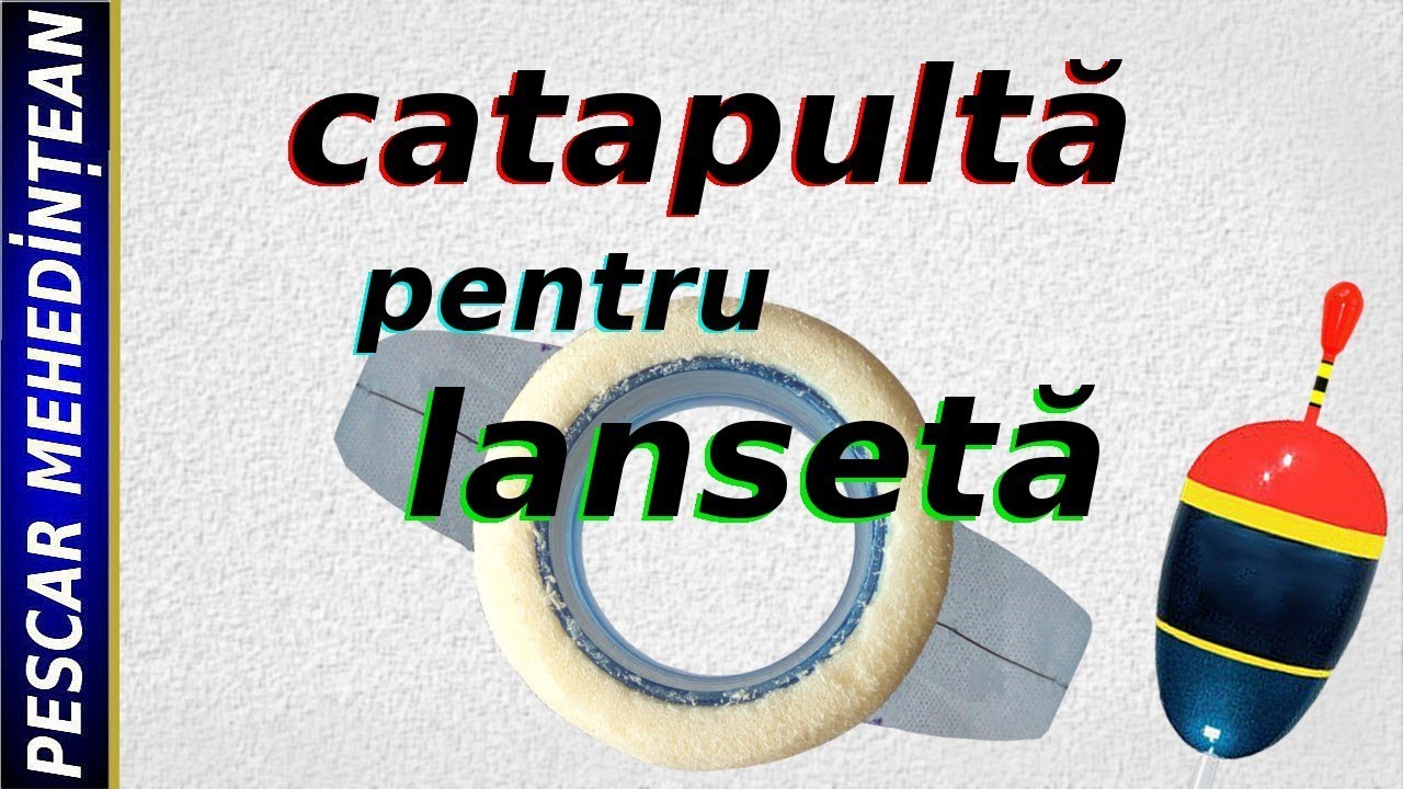 Catapultă pentru lansetă