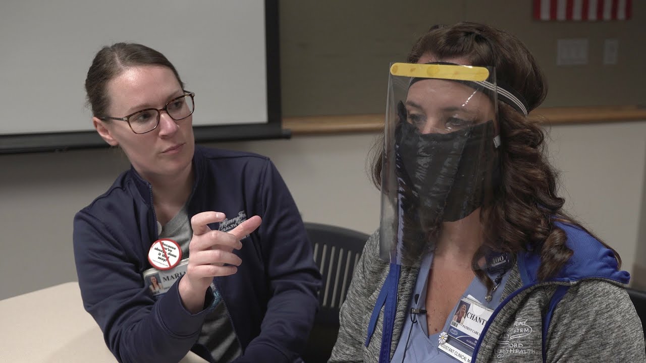 DIY Face Mask for Coronavirus - Innovative Solutions to PPE Shortage at Henry Ford Allegiance Health