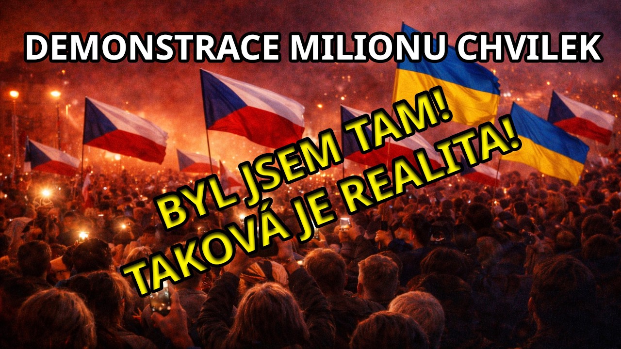 DEMONSTRACE Milionu Chvilek, byl jsem tam! Jaká je RERALITA!