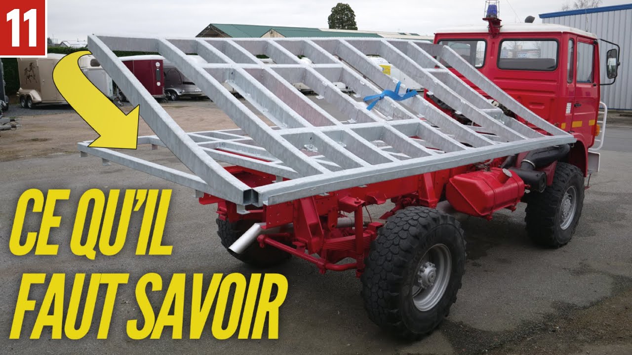 11 : Fabrication d'un faux châssis trois points pour mon camion pompier 4x4
