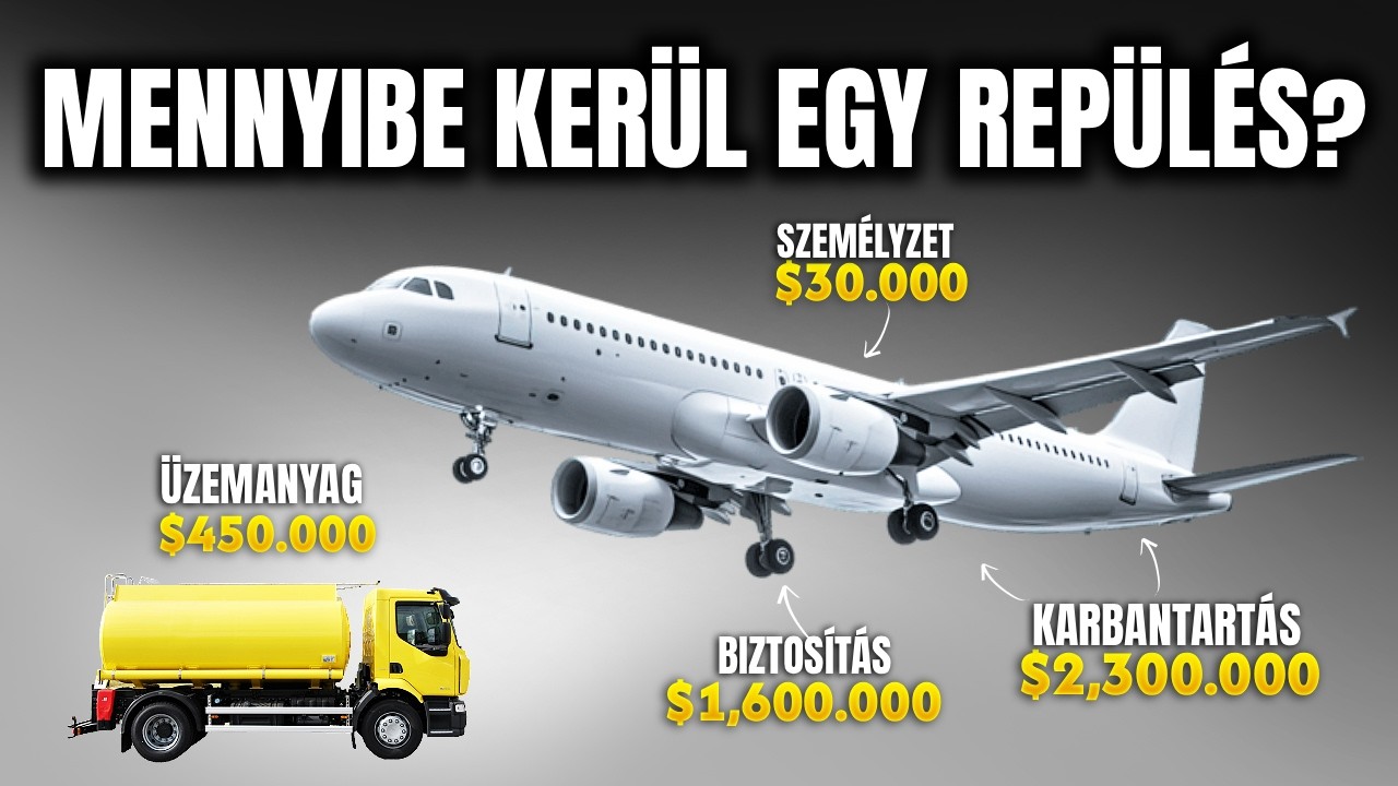 Repülőgépet vezetni VALÓJÁBAN többe kerül, mint gondolnád