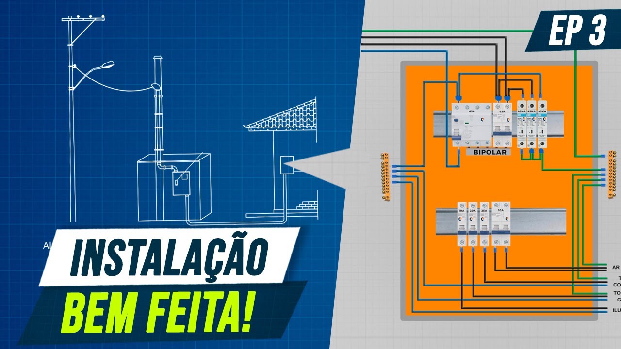 ELÉTRICA PARA INICIANTE: Como fazer a instalação elétrica de uma casa? EP3🤔🤯
