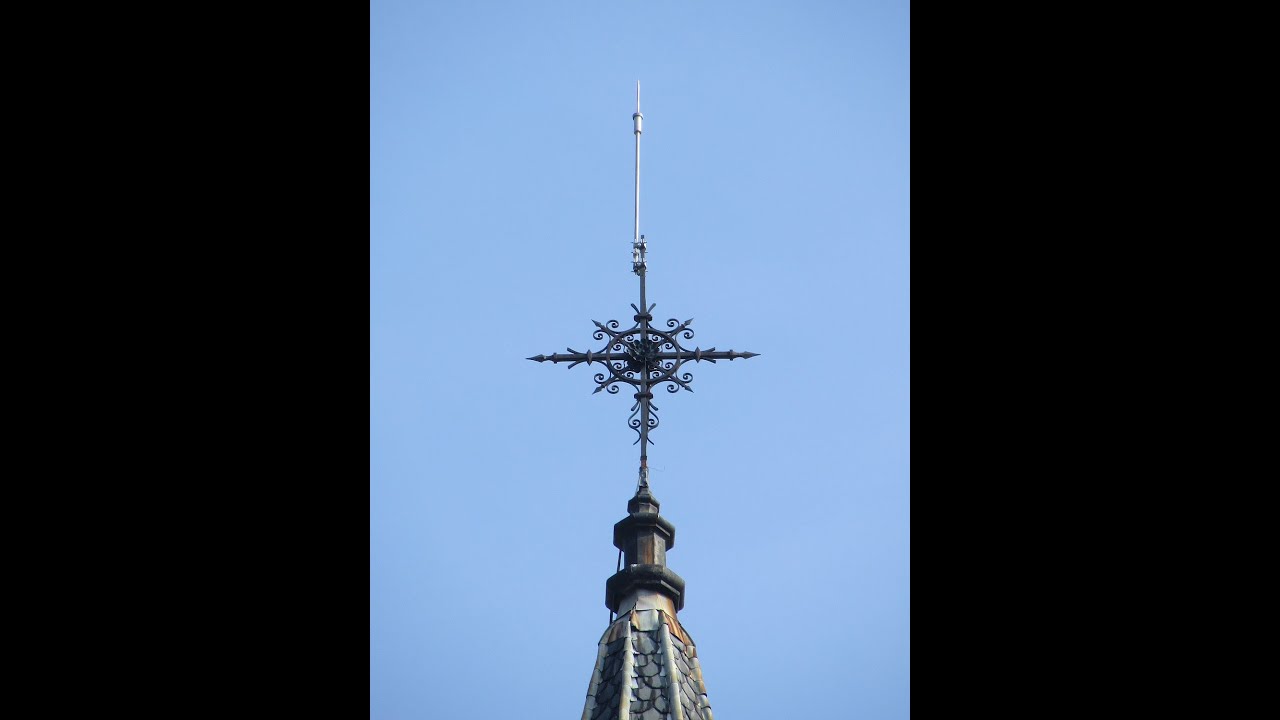 WINTZENHEIM 2013 : Nouveau Paratonnerre sur l'église Saint Laurent