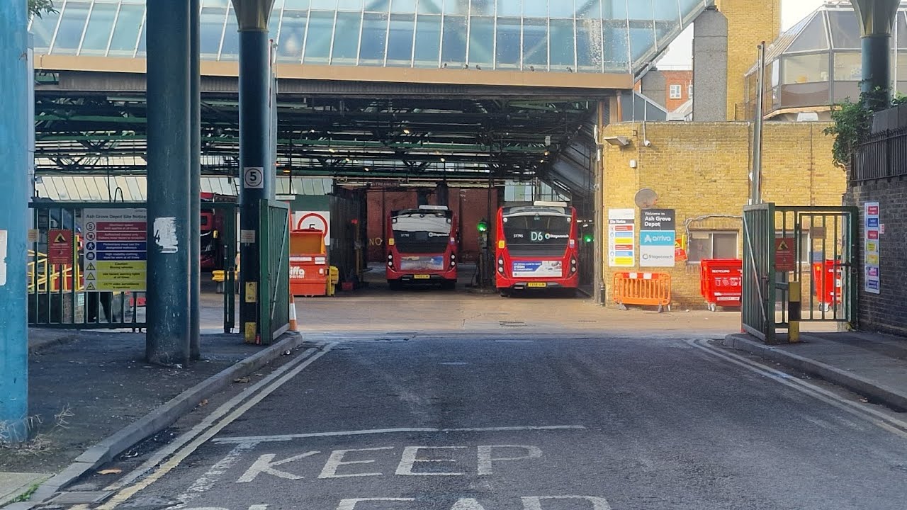 Buses At Ash Grove Bus Garage 7/10/2024