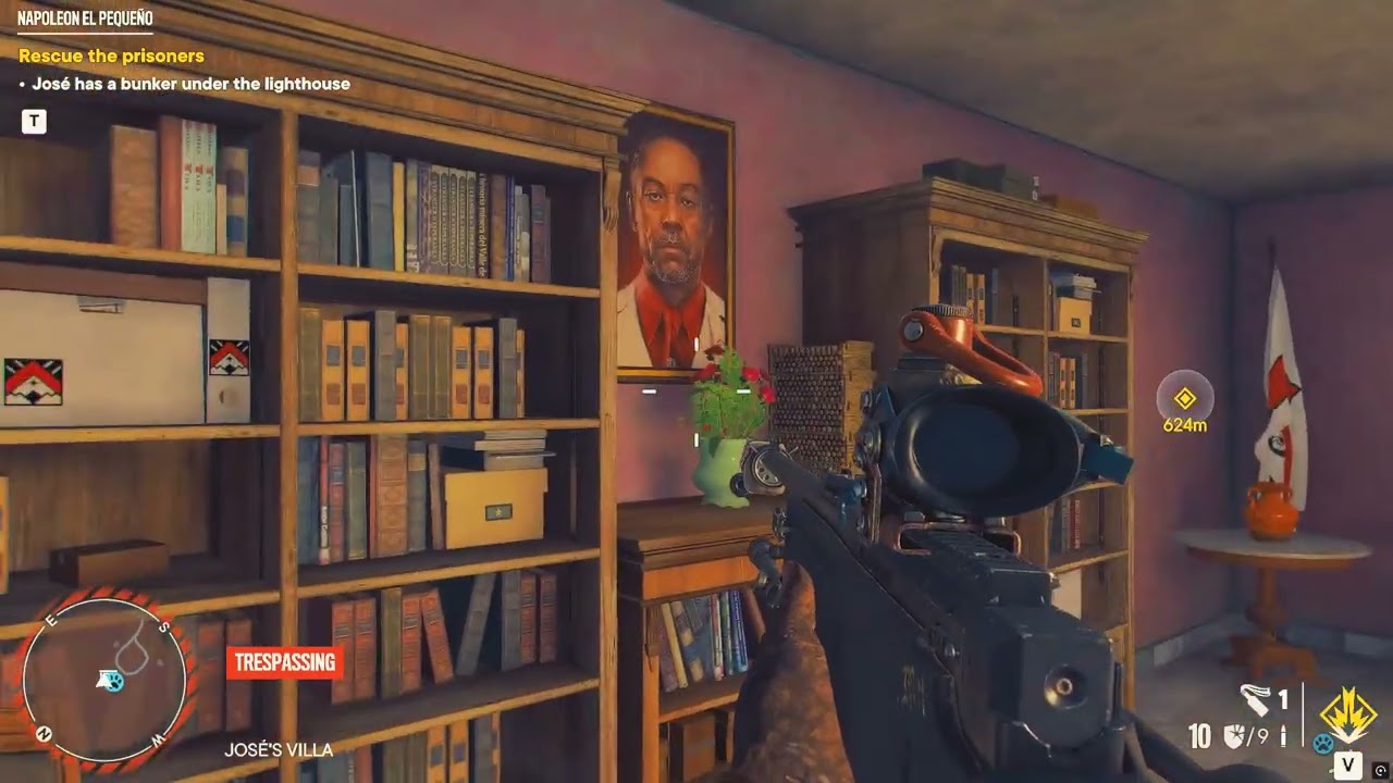 FARCRY6GUERRILLA / NAPOLEON DE PEQUENO OP: S'RCH FOR INFO RE LIEUTENANT: OB COMP'D / C B: B D PISTOL