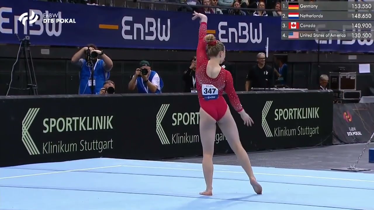 Ashlee Sullivan (USA) 2025 Stuttgart DTB Pokal Mixed Cup FX (13,750 (5.8)