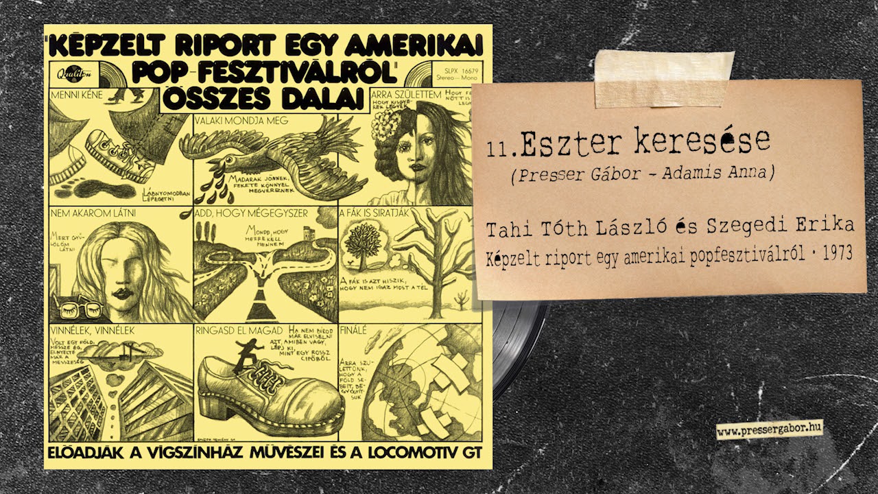 ESZTER KERESÉSE - Képzelt riport egy amerikai popfesztiválról 1973