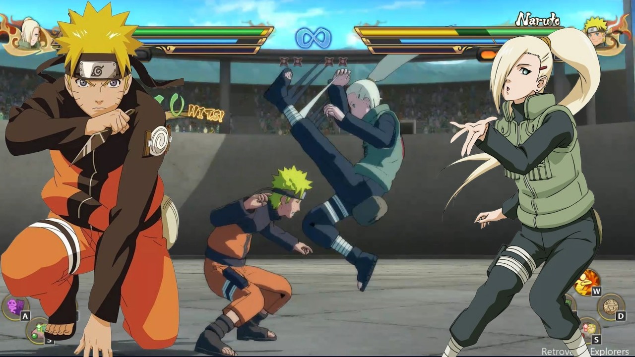 Ino VS Naruto - NXBUNSC Gameplay