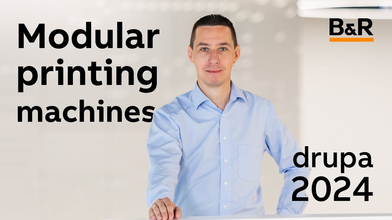 Modular printing presses for future-proof machines - B&R at drupa 2024