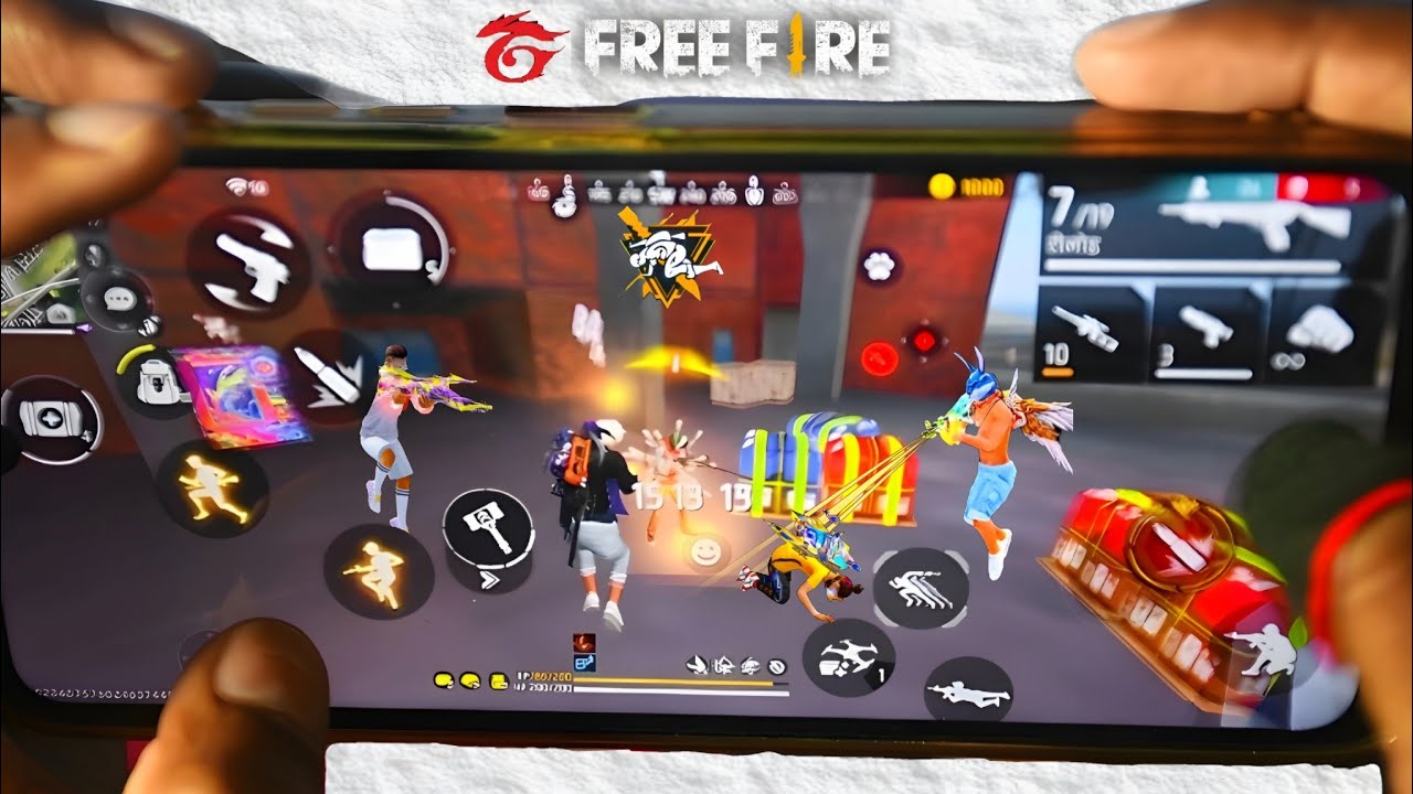 HANDCAM⚡ SOLO VS SQUAD POCO X6 PRO FREE FIRE GAMEPLAY