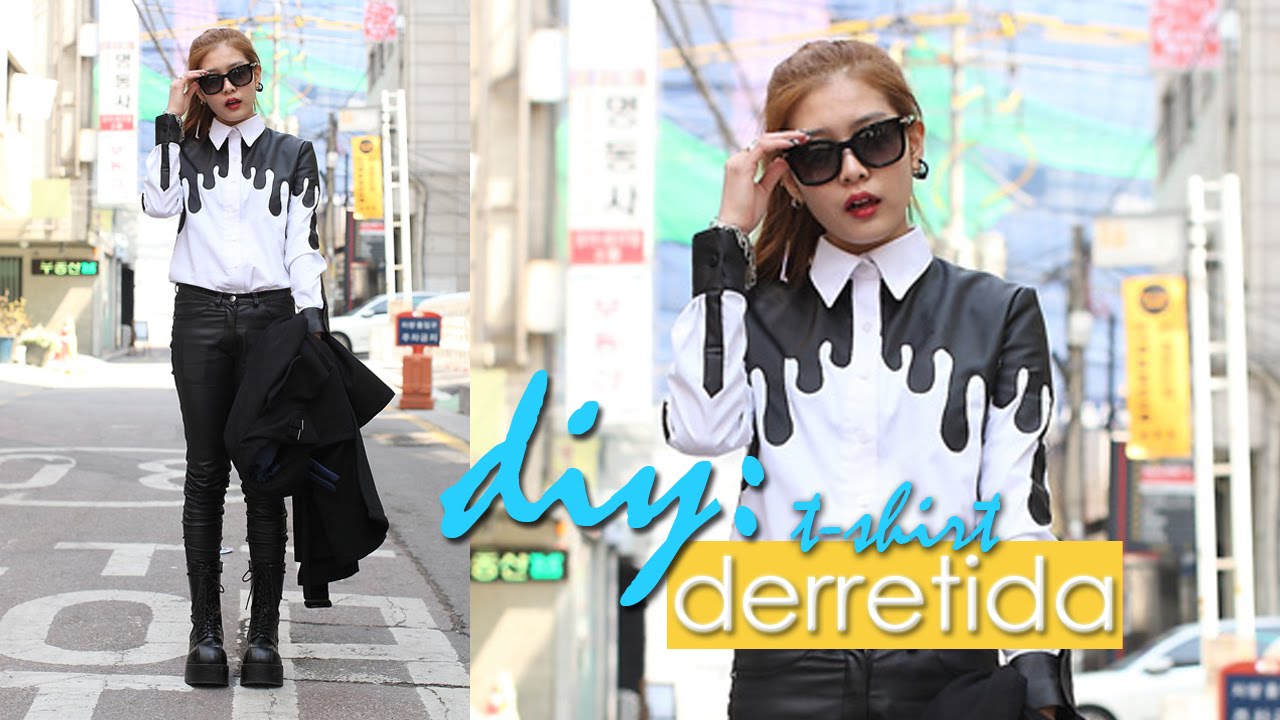 ESTAMPADO DERRETIDO INSPIRADO EN T-ARA KPOP | Melting T-shirt