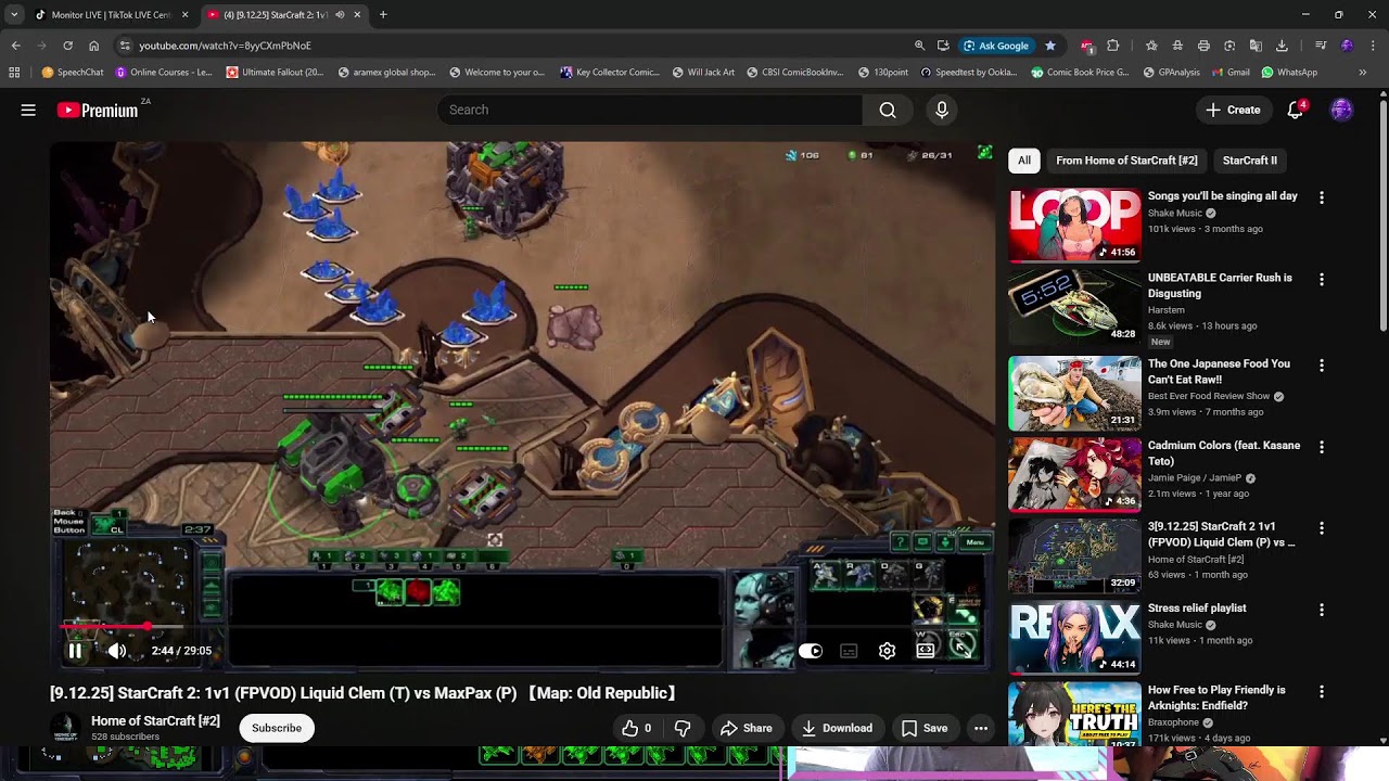 Starcraft II - Diamond 3 ladder grind