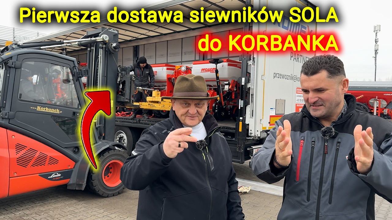 Hiszpańska SOLA 👉 nowa marka u Korbanka 👉 pierwsza dostawa siewników [Korbanek]