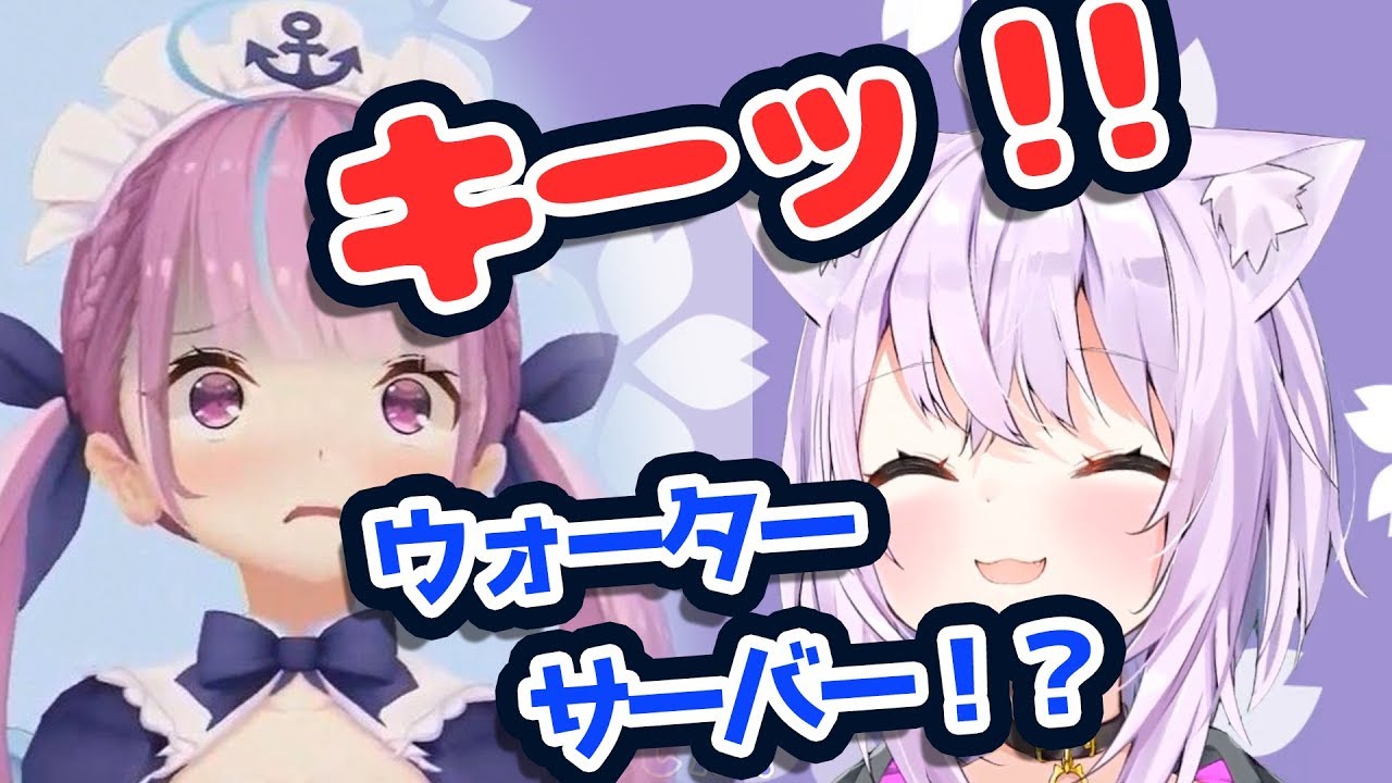 ウォーターサーバーを導入したら、湊あくあに出会ってから今までで一番怒られた【猫又おかゆ】