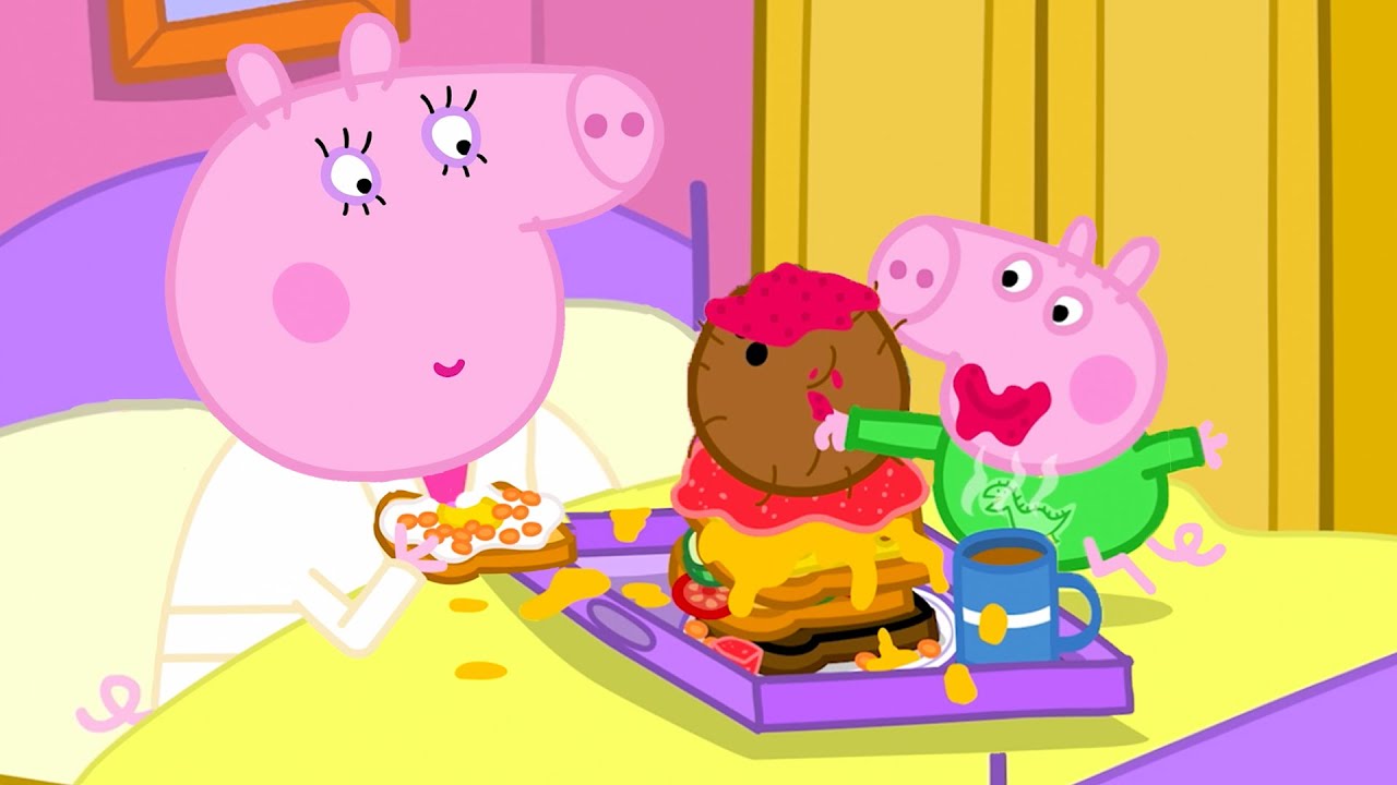 Mummy Pig's MYSTERY Breakfast Sandwich❓🥪| Peppa&George:Mother's Day 🐽 | Food Tales Full Episodes