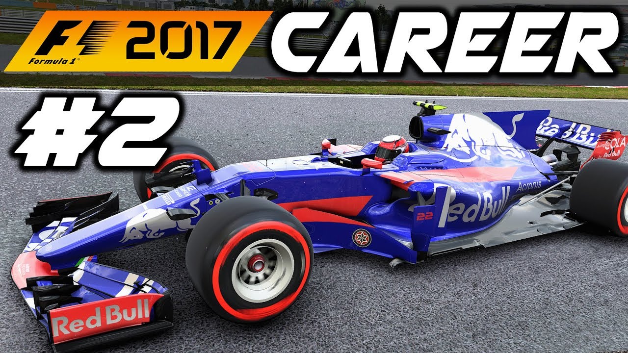 F1 2017 Career Mode Part 2: CHINA IN THE WET!