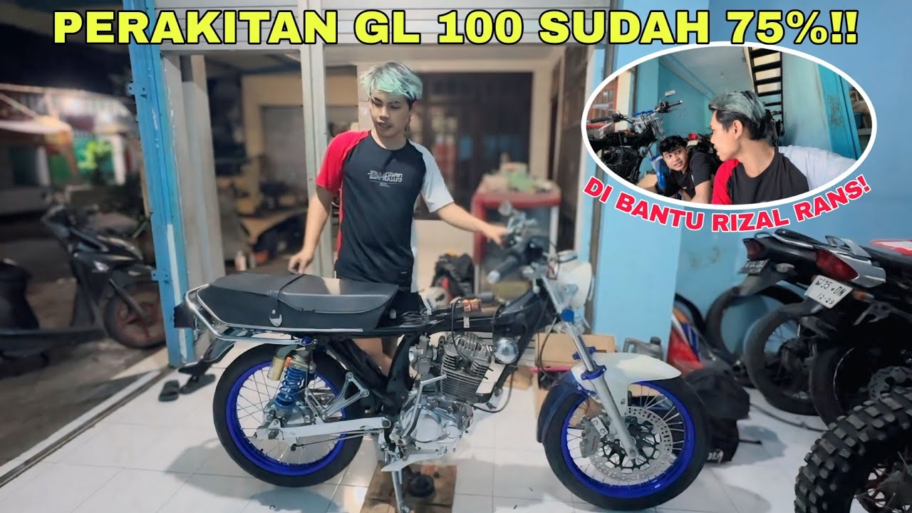 GL 100 HAMPIR JADI MASIH 75% BUAT MUDUK?.. DI BANTU MAS RIZAL JUGA!