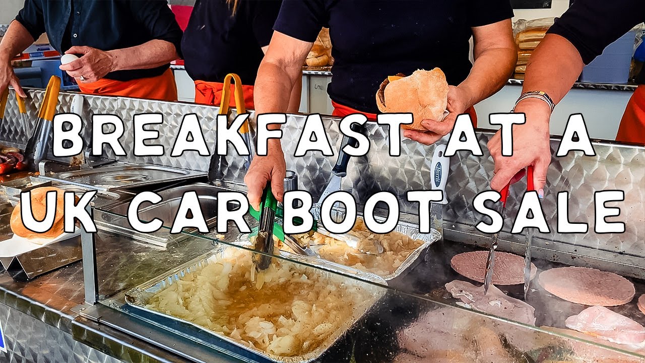 Breakfast at a UK Car Boot Sale