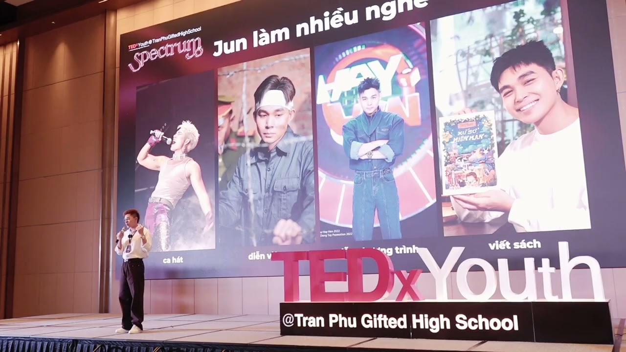 Khúc Tự Hoạ | Jun Pham | TEDxYouth@TranPhuGiftedHighSchool
