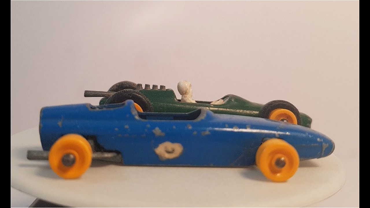 MATCHBOX Restoration No 19d Lotus 1966 & No 52b BRM 1958 racing cars