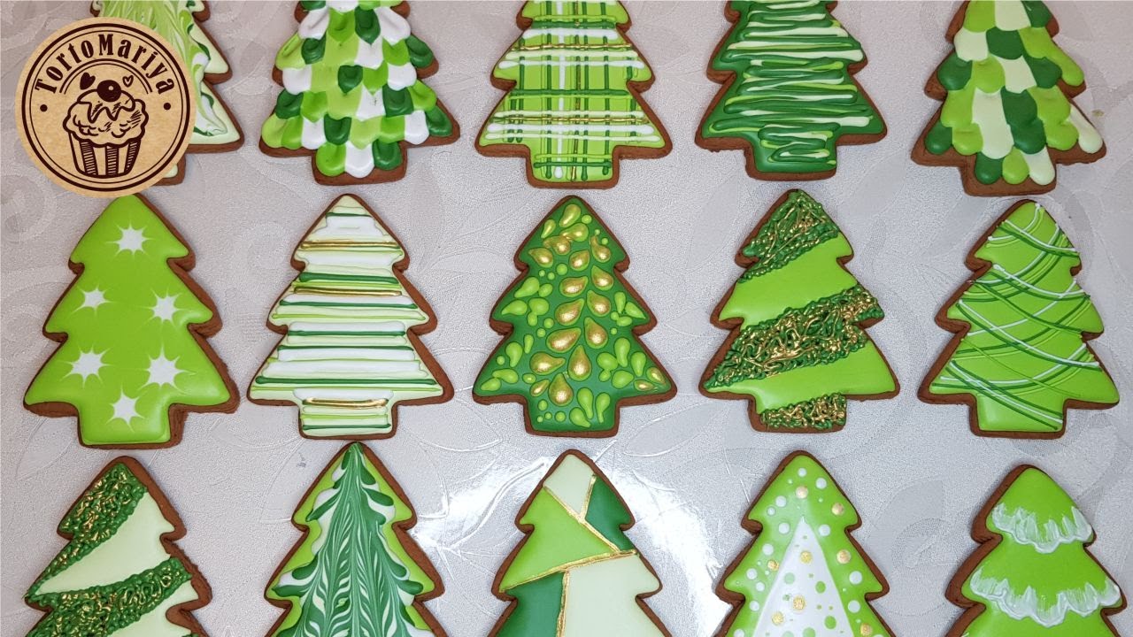 Пряники Елочки. Идеи оформления. БОНУС - креативная упаковка! New year's Gingerbread