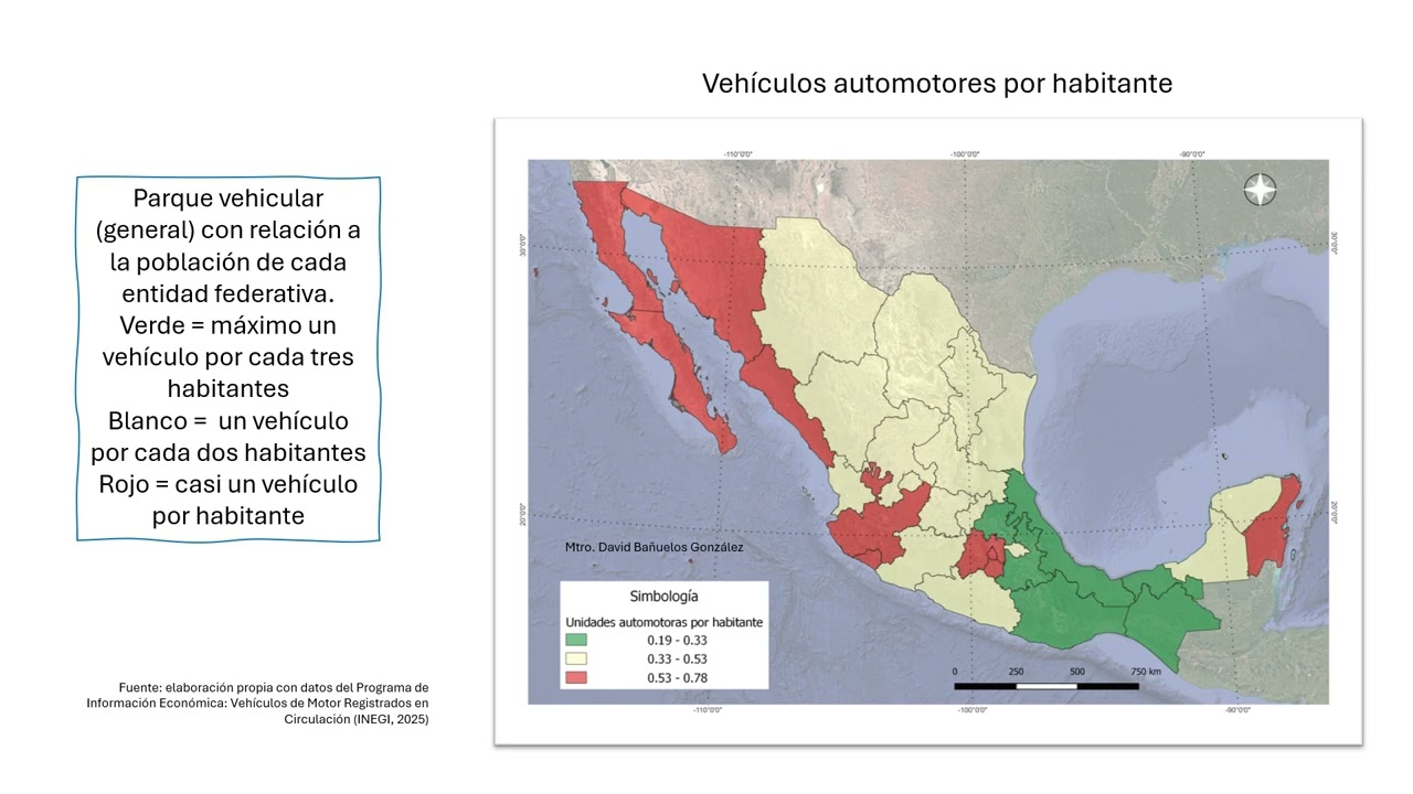 Parque vehicular en M&eacute;xico