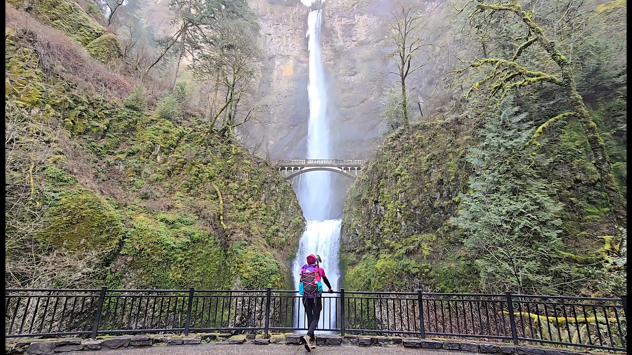 Wahkeena Falls and Multnomah Falls Hike