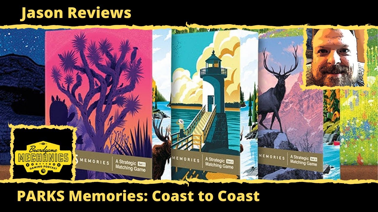 Jason's Board Game Diagnostics of Parks Memories: Coast to Coast