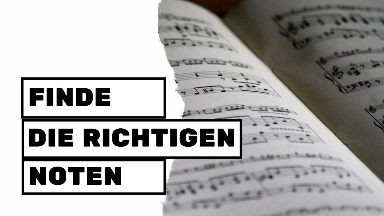 So findest du die richtigen Noten für dein Lieblingslied am Klavier | einfach Klavier spielen lernen