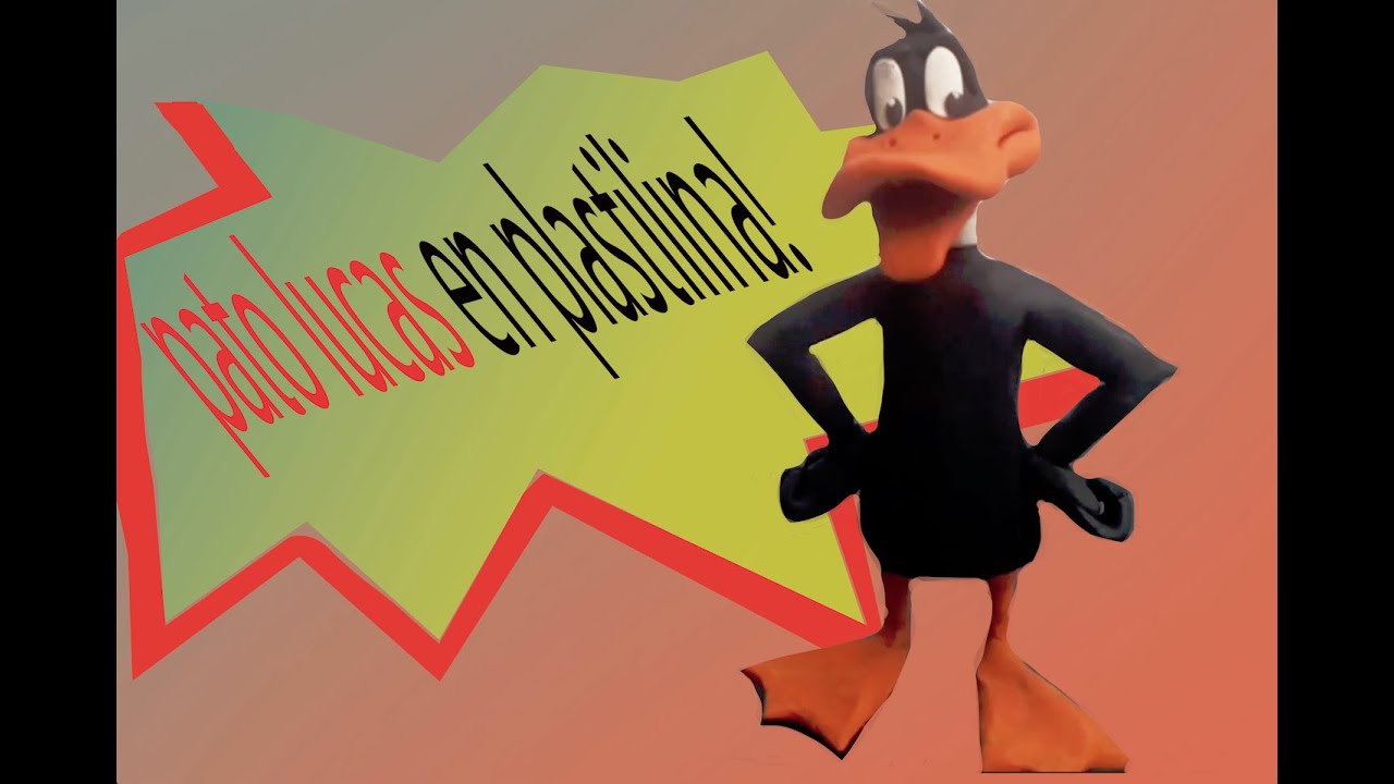 pato lucas en plastilina