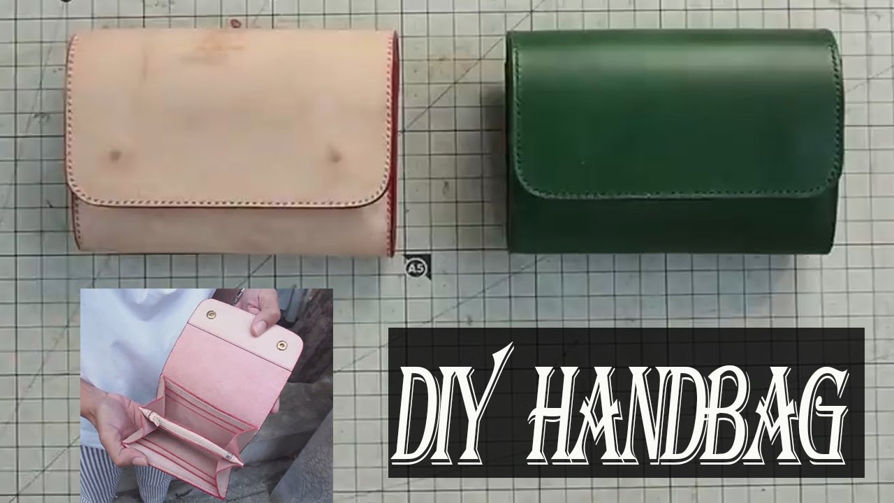DIY Leather Clutch Wallet | Leather Card Holder Tutorial