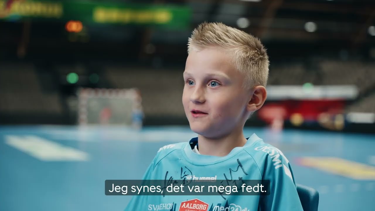 Oscar på besøg hos Aalborg Håndbold