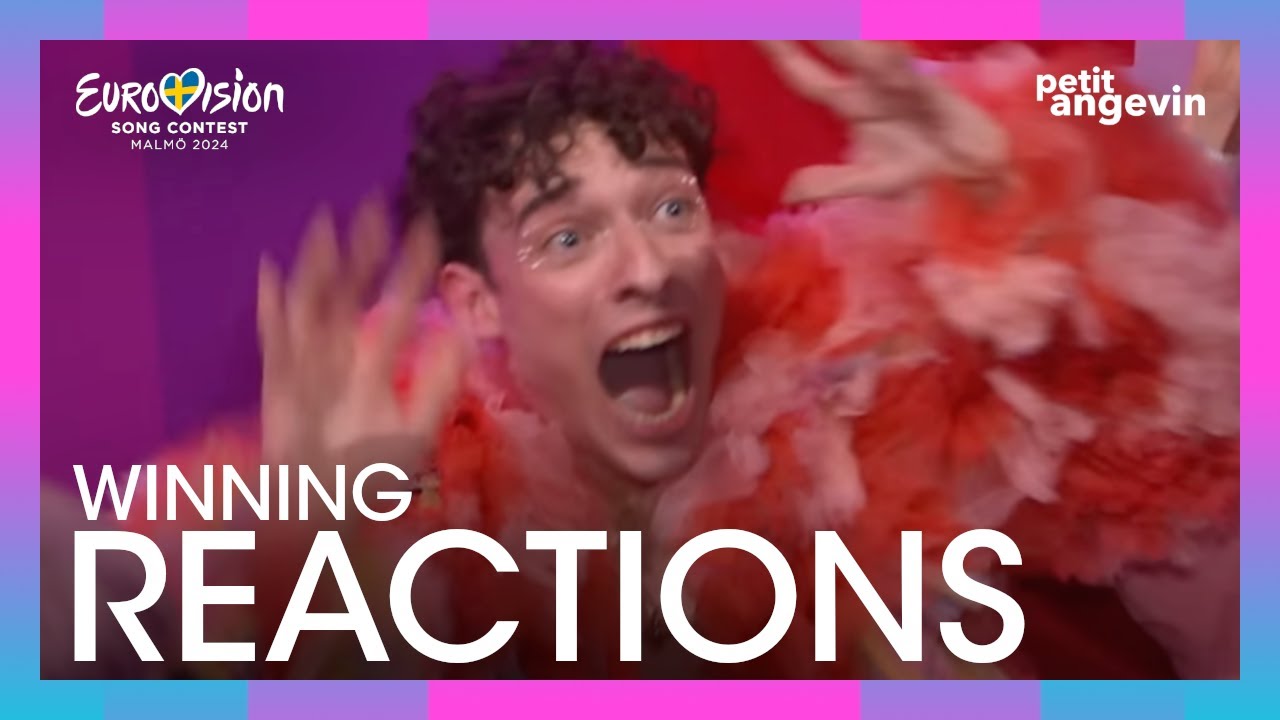 WINNING REACTIONS AT EUROVISION (2016-2024)