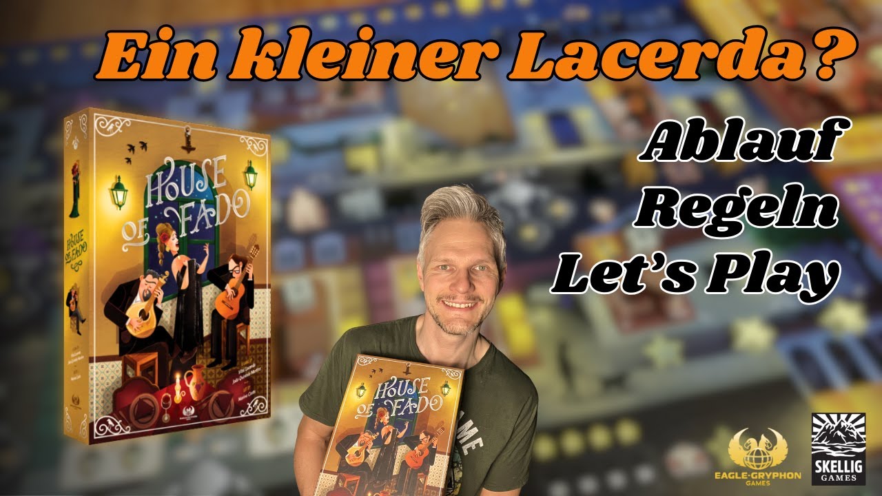 🎼 House of Fado 🍷 -  Spielregeln, Ablauf,  Let's Play  @Skellig Games