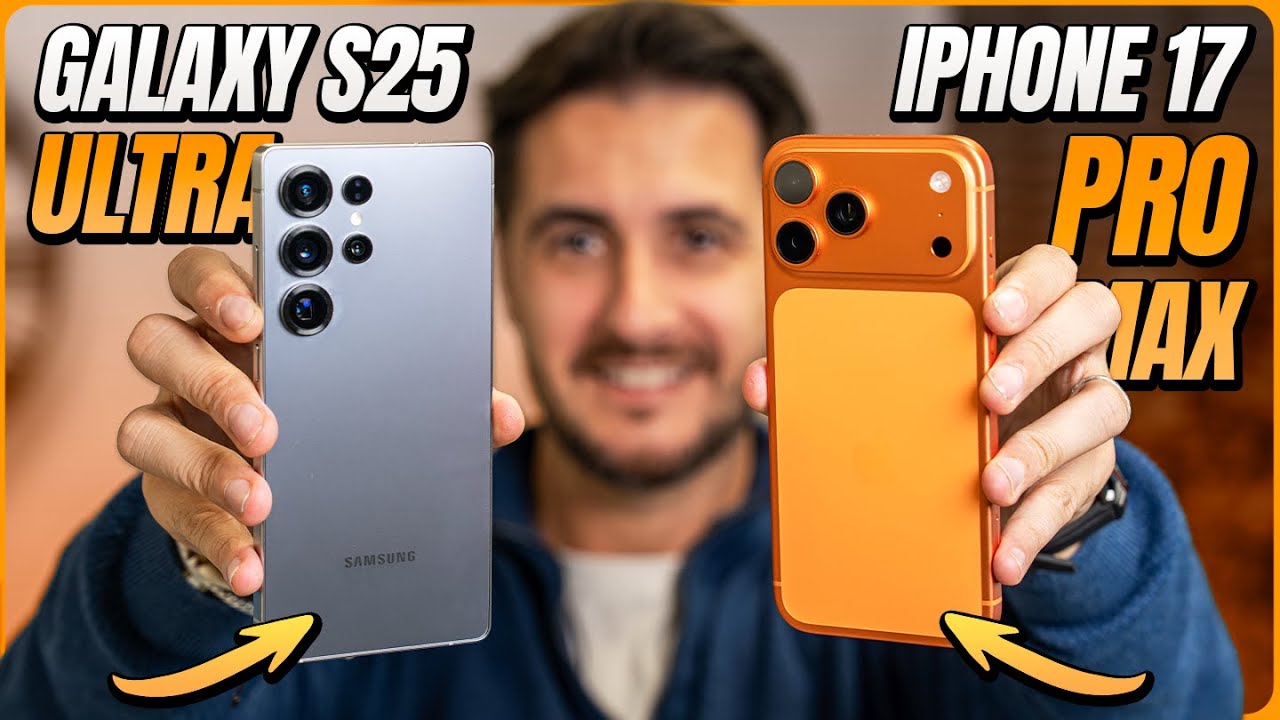 ¡Guerra de TITANES! Galaxy S25 Ultra vs iPhone 17 Pro Max